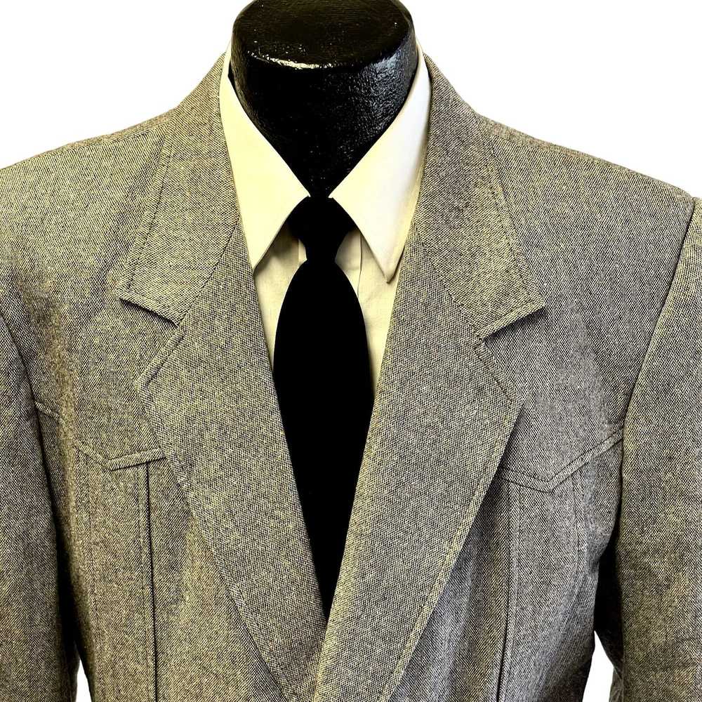 Unkwn 80's Pioneer Wear DONEGAL TWEED Sport Coat … - image 2