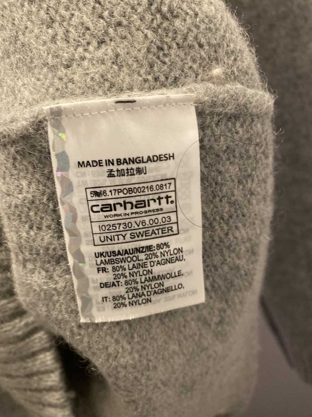 Carhartt Wip Carhartt Unity Sweater Large Grey Gr… - image 3