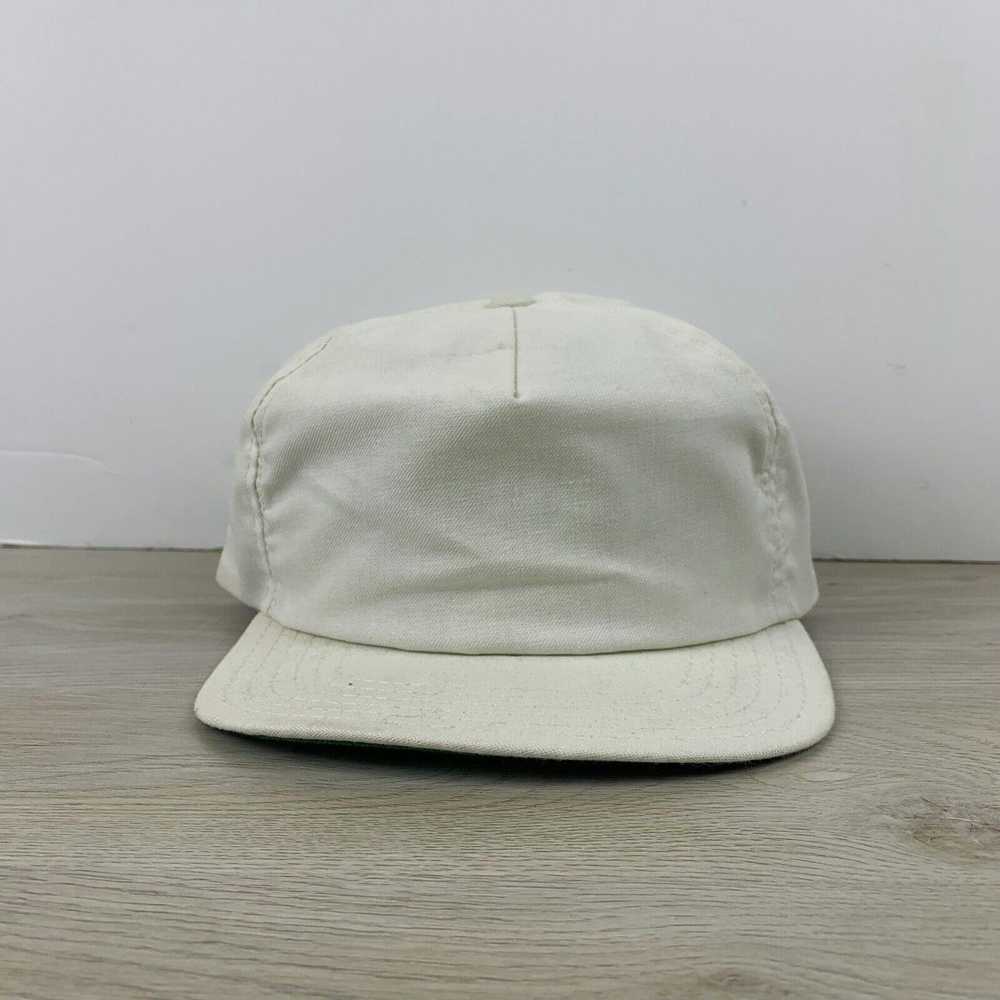 Other Adult Plain White Hat White Hat Adjustable … - image 2