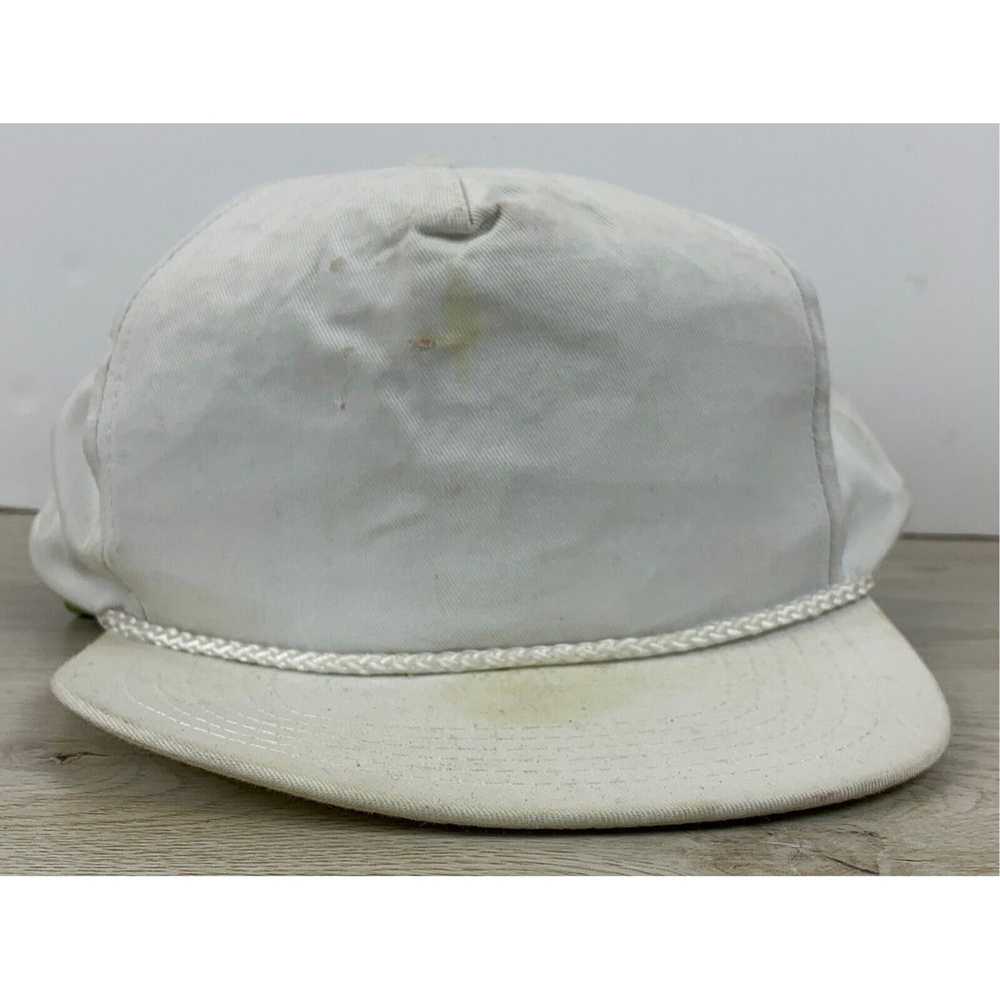 Other Classic White Hat White Hat Adjustable Hat … - image 1