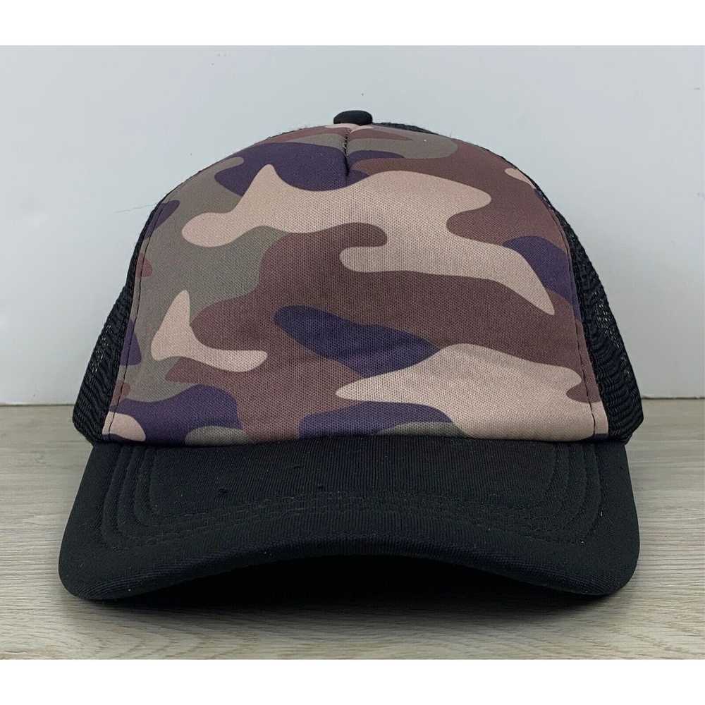 Other Green Brown Camo Hat Black Hat Adjustable H… - image 1