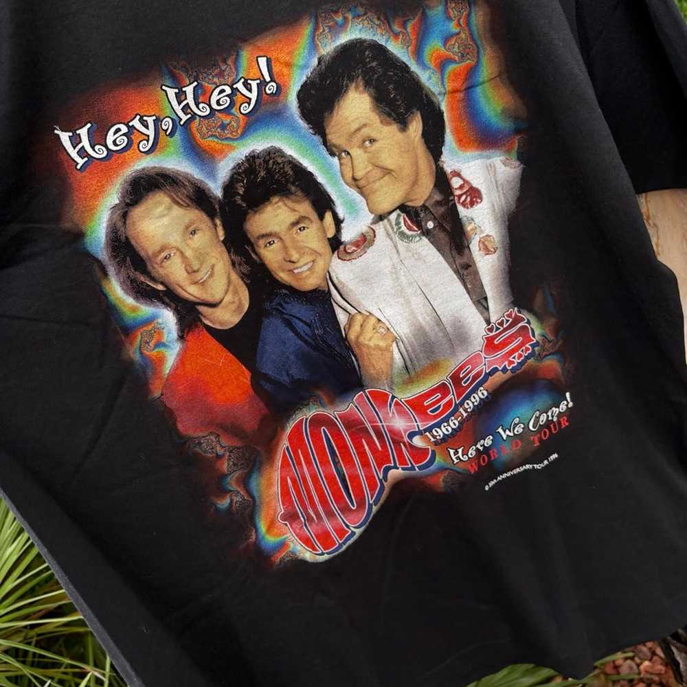 Vintage 1996 The Monkees Tour T-Shirt - image 2