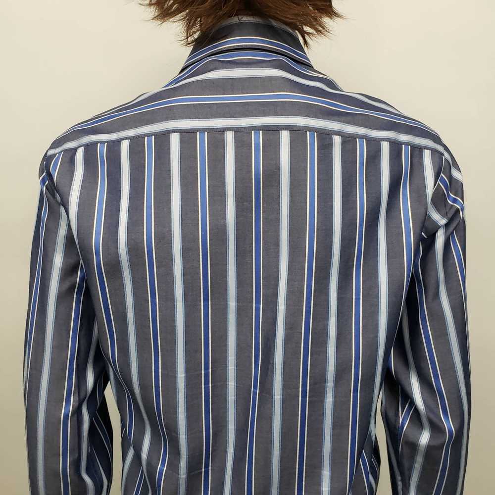 Bugatchi Bugatchi Uomo Dress Shirt M Striped Cont… - image 10