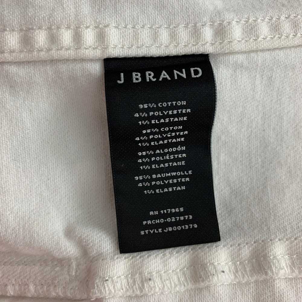 J Brand Off White Cotton Blend Trucker Jacket - image 5