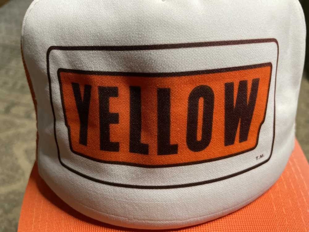 Snap Back × Trucker Hat × Vintage Yellow Trucking… - image 2