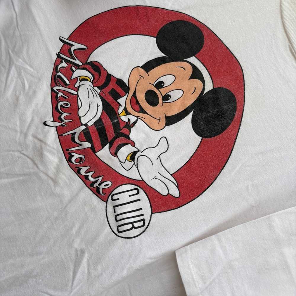 Vintage 1980s Disney Mickey Mouse Club T-Shirt - image 2