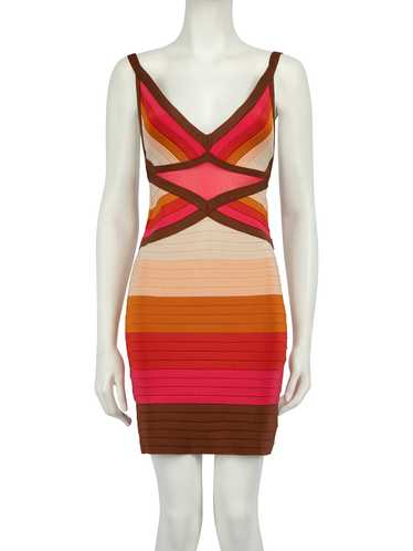 Missoni M Missoni Stripe Pattern Bodycon Knit Min… - image 1