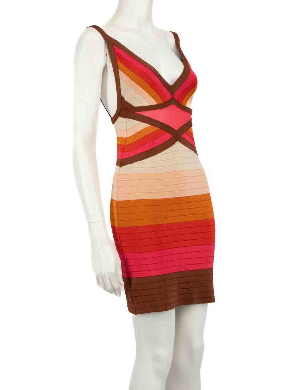 Missoni M Missoni Stripe Pattern Bodycon Knit Min… - image 2