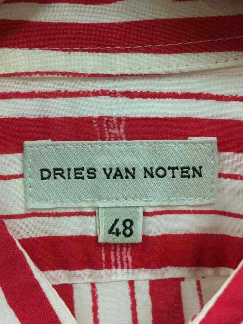 Dries Van Noten Patchwork Striped Shirt - image 5