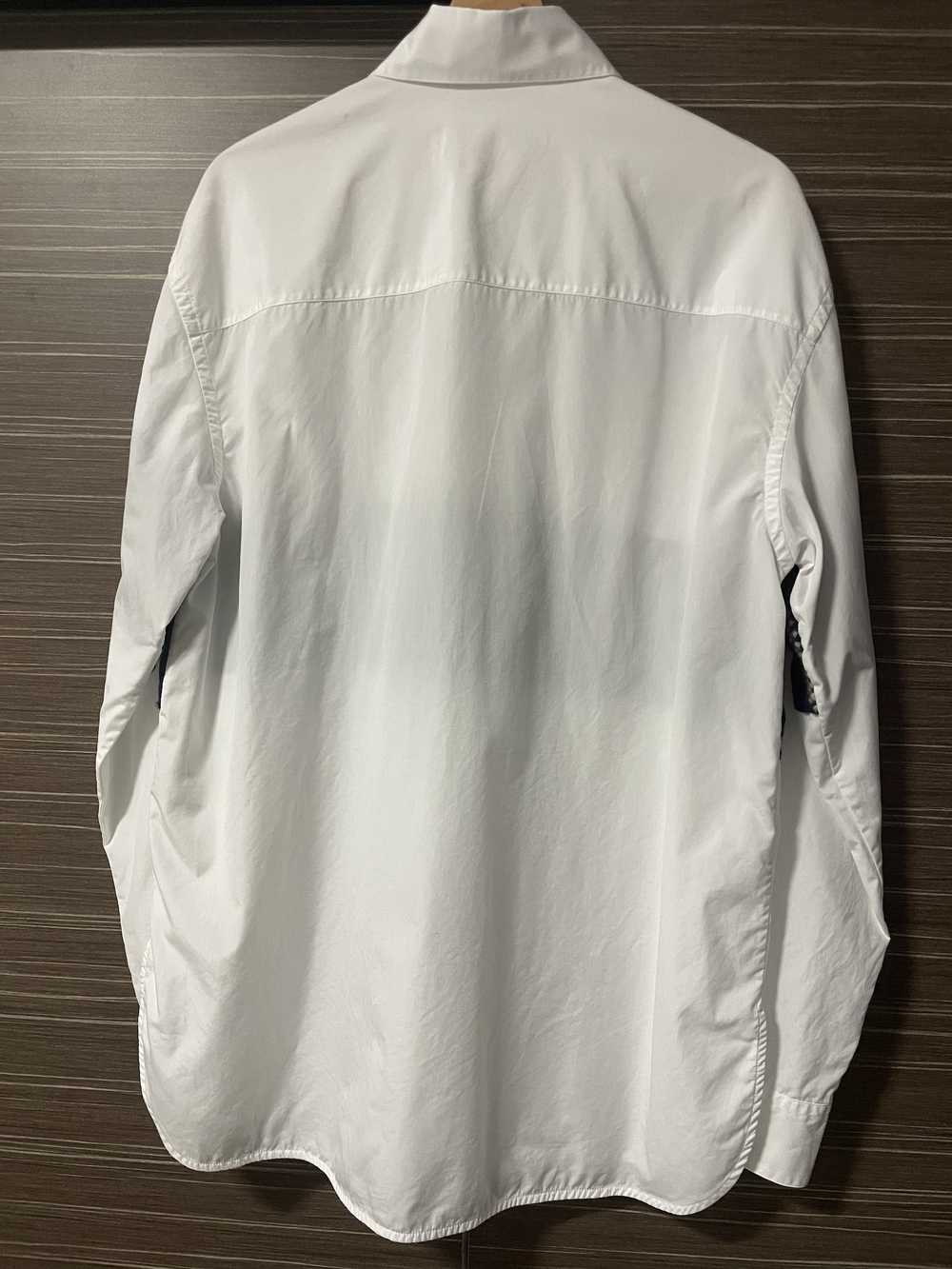 Marni Marni White Navy Cotton Wool Shirt - image 2