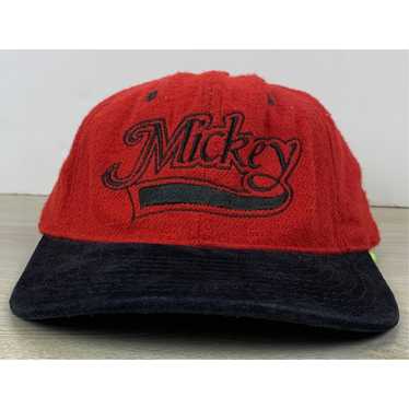 Other Mickey Mouse Hat Mickey Red Hat Adjustable … - image 1