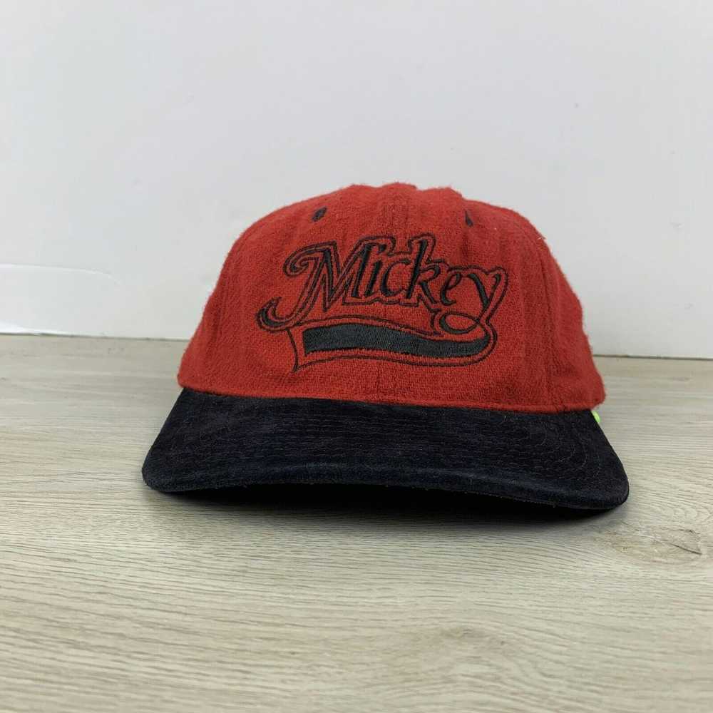 Other Mickey Mouse Hat Mickey Red Hat Adjustable … - image 2