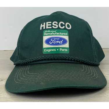 Ford HESCO Ford Engines Parts Hat Green Adjustabl… - image 1