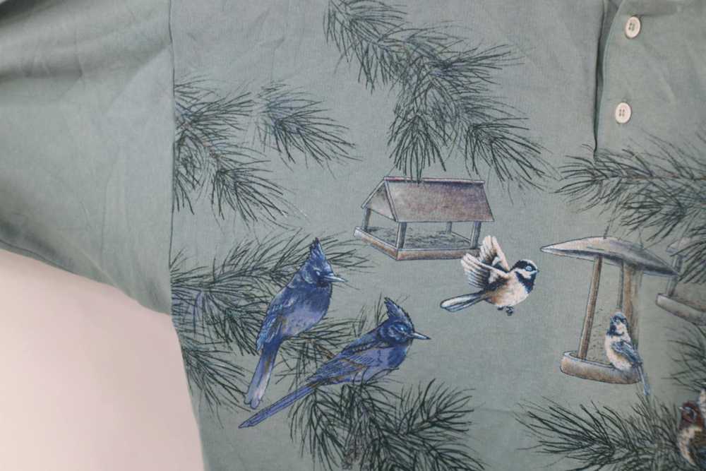 Vintage Vintage 90s Art Unlimited Birds Henley Sw… - image 6