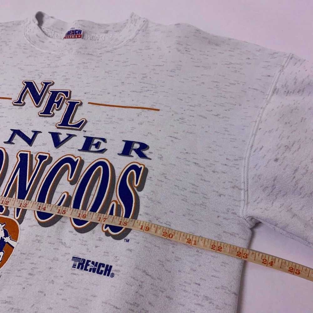 NFL × Vintage Vintage 90s Denver Broncos NFL Swea… - image 5
