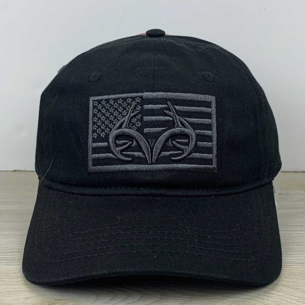 Realtree RealTree Hunting Hat American Flag Black… - image 1