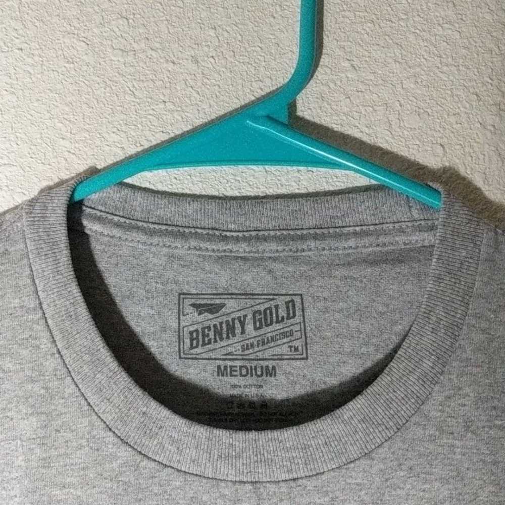 Benny Gold Men's T-Shirt Size Mediu  Gray Stay Go… - image 3