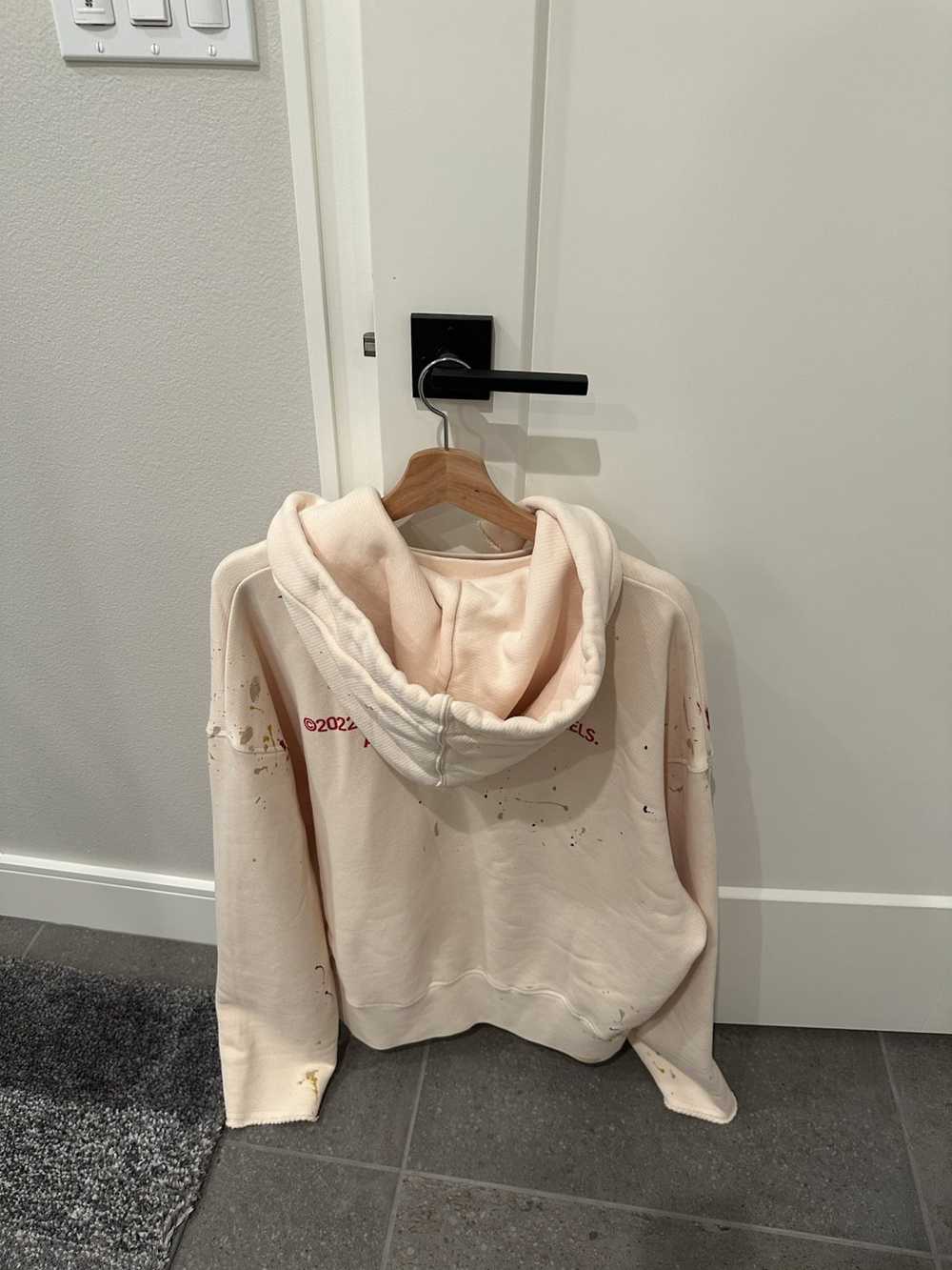 Palm Angels Palm Angels PXP Painted Raw Cut Hoodie - image 4