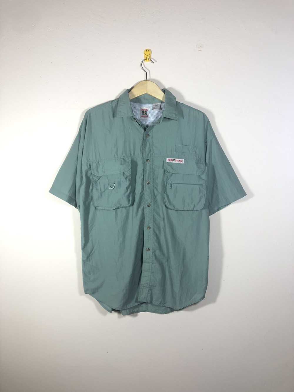 Japanese Brand Hook and tackle fishing shirt butt… - image 1