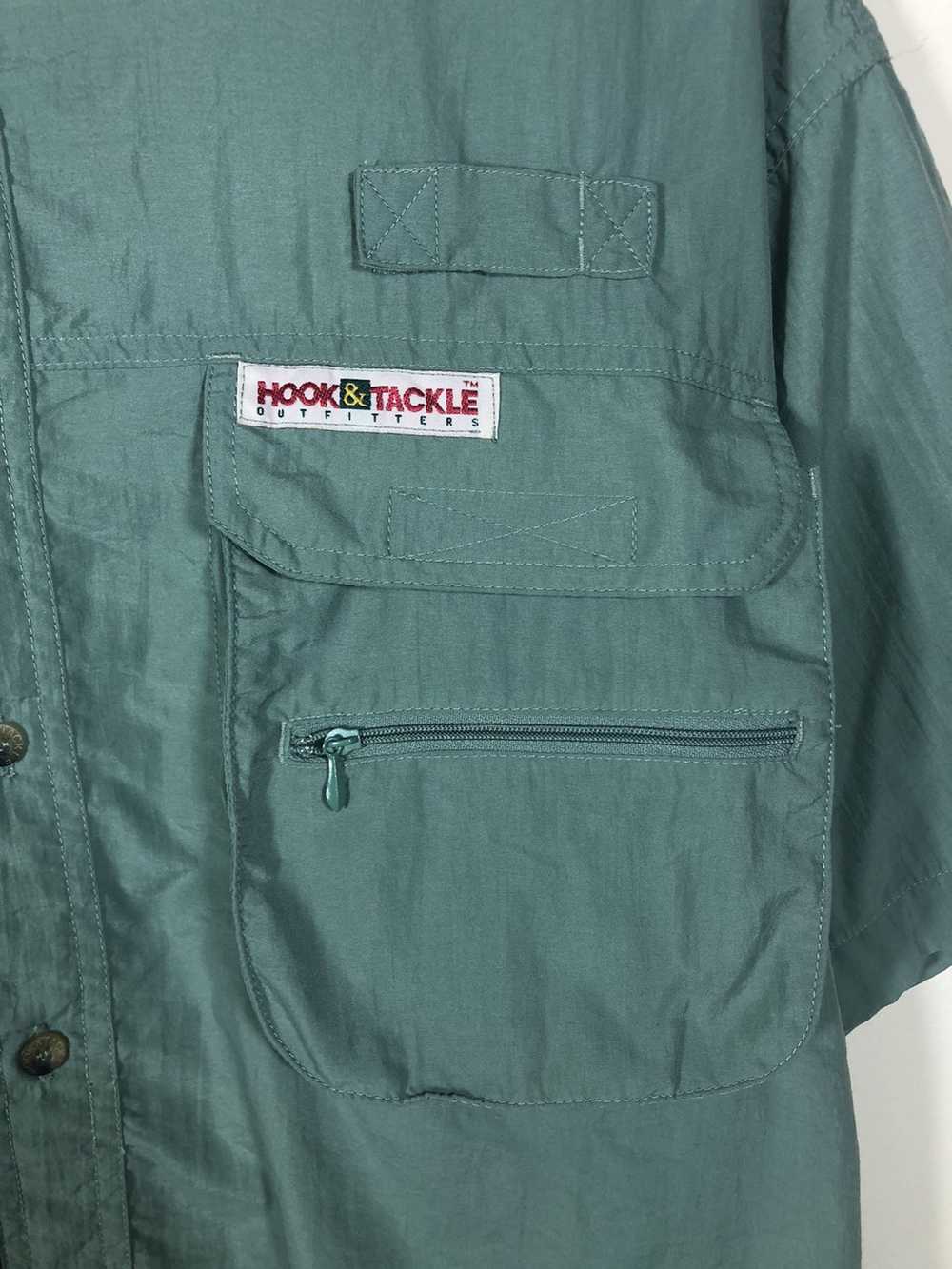 Japanese Brand Hook and tackle fishing shirt butt… - image 5