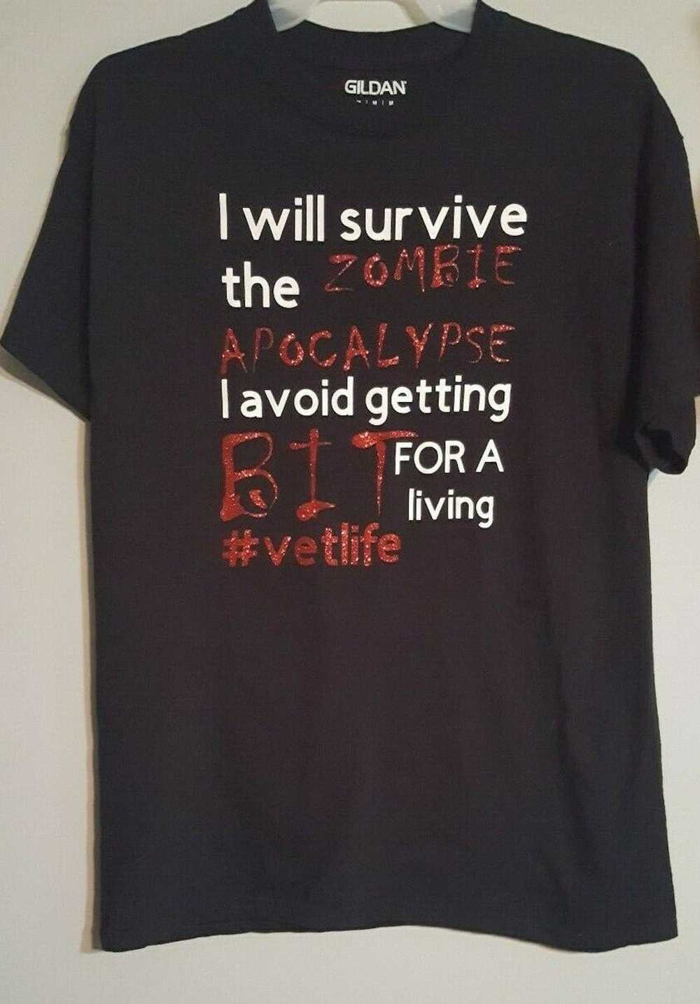 Other Veterinarian T Shirt I Will Survive Zombie … - image 1