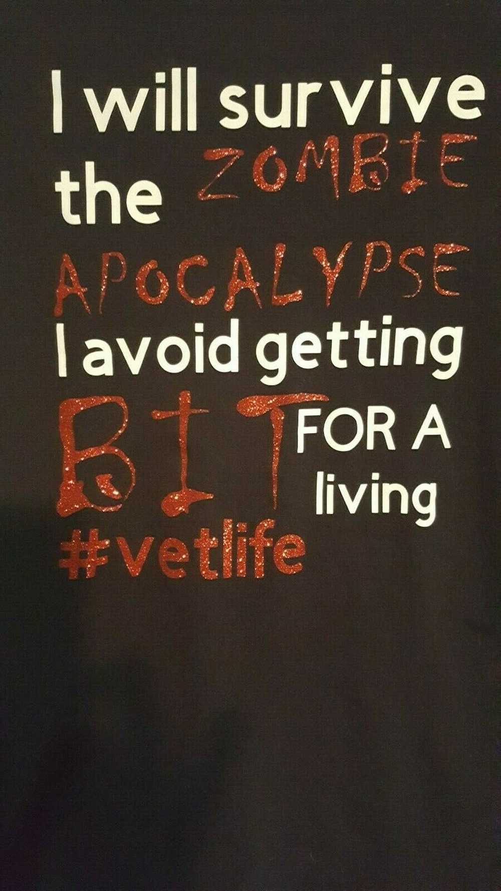 Other Veterinarian T Shirt I Will Survive Zombie … - image 3
