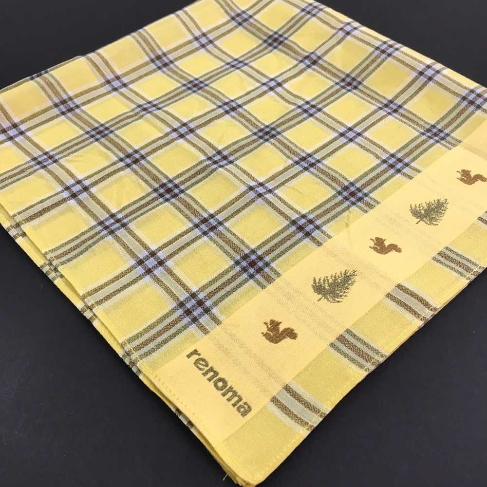 Renoma × Vintage Vintage RENOMA Checkered Yellow … - image 2