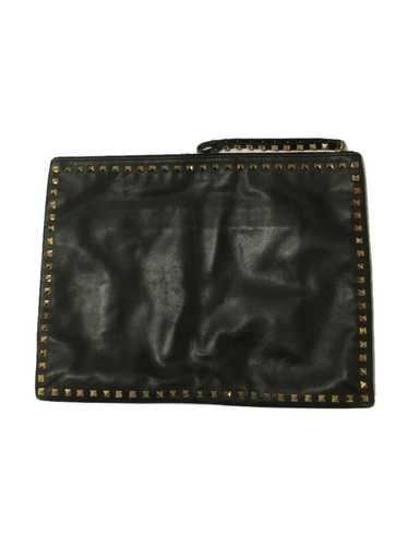 VALENTINO Clutch bag Caravani Rockstuds Leather Bl