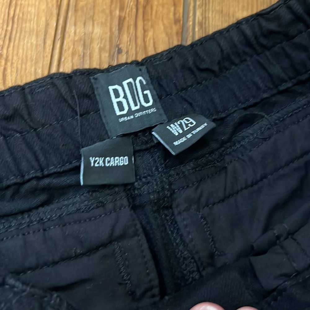 BGG Urban Outfitters Y2K slouchy cargo pants blac… - image 5