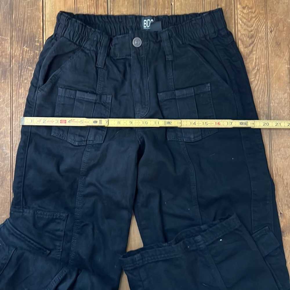 BGG Urban Outfitters Y2K slouchy cargo pants blac… - image 9