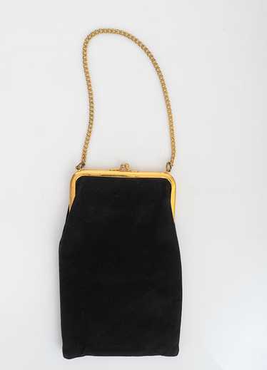 Vintage Suede Evening Purse - image 1