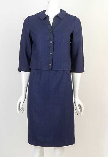 1960s Vintage Linen 2 Piece Dress - image 1