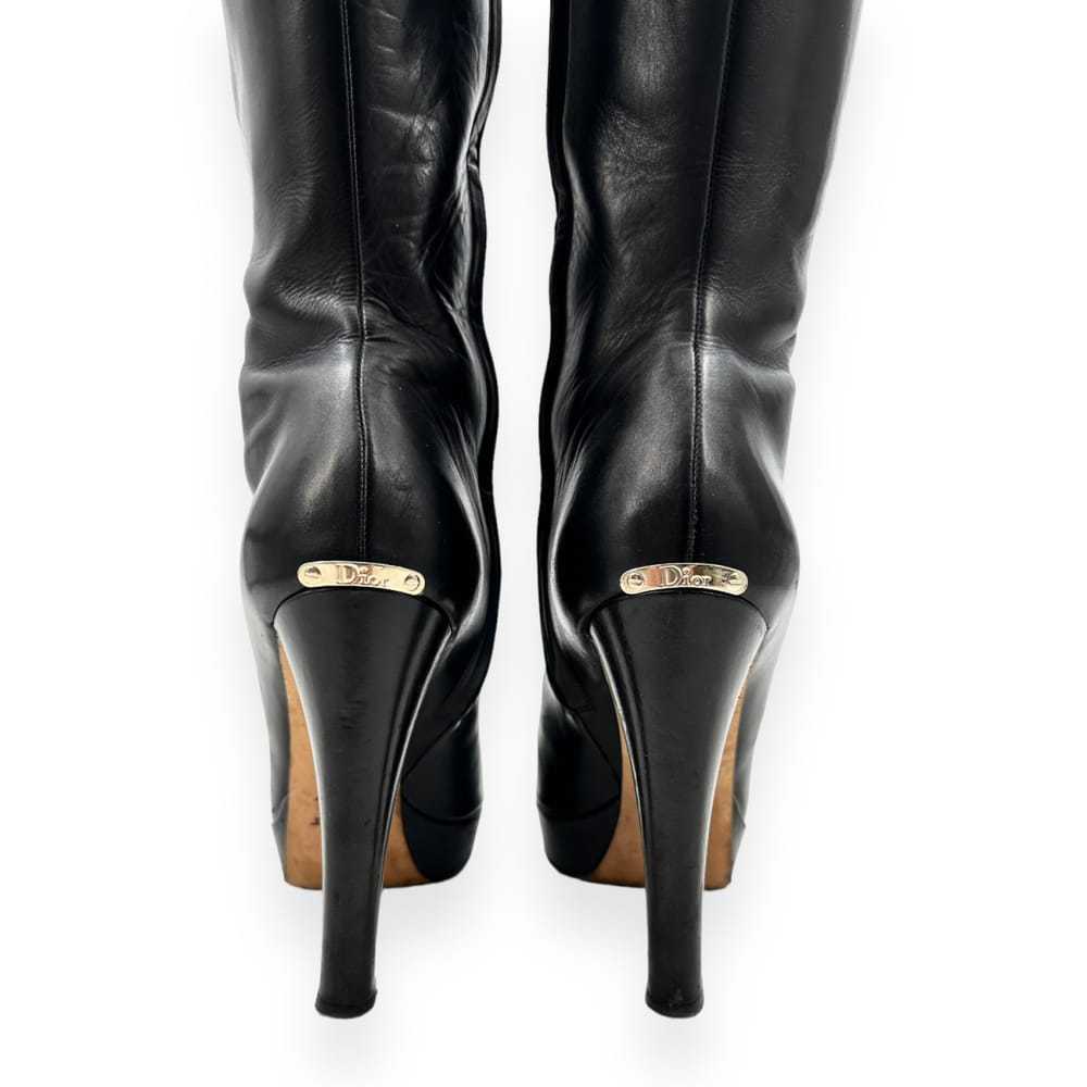 Dior Leather riding boots - image 10