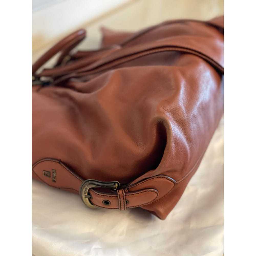 Fendi 2Jours leather handbag - image 8