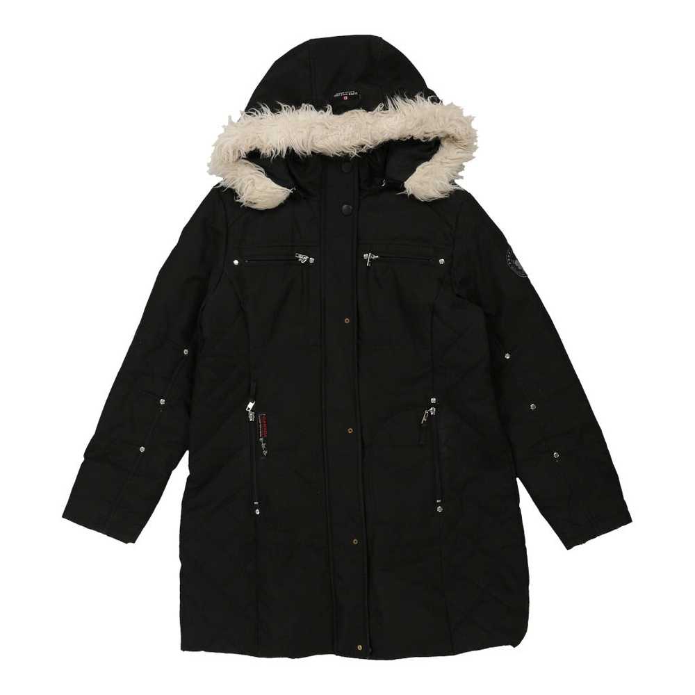 Canada Weathergear Coat - Large Black Down And Fe… - image 1