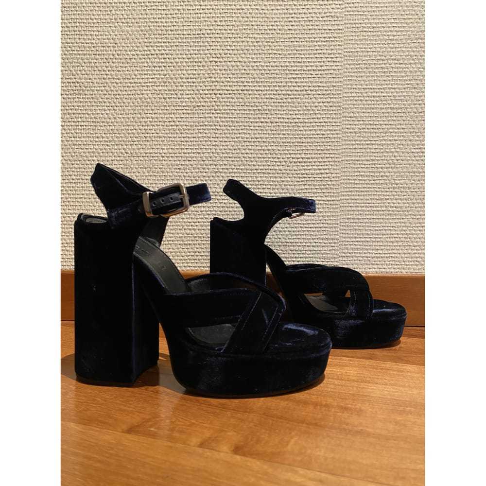 Jil Sander Velvet heels - image 2