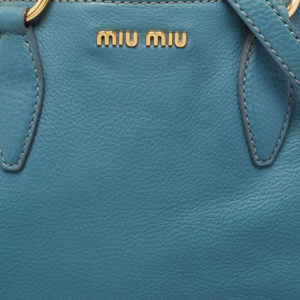 Miu Miu Leather tote - image 4