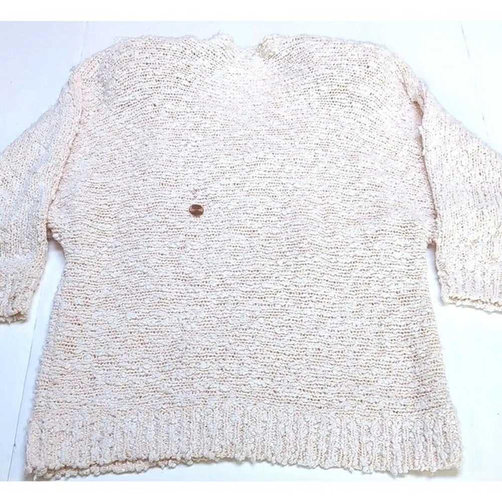 VTG 80s Bonnie & Bill Sweater Womens Size M Pale … - image 10