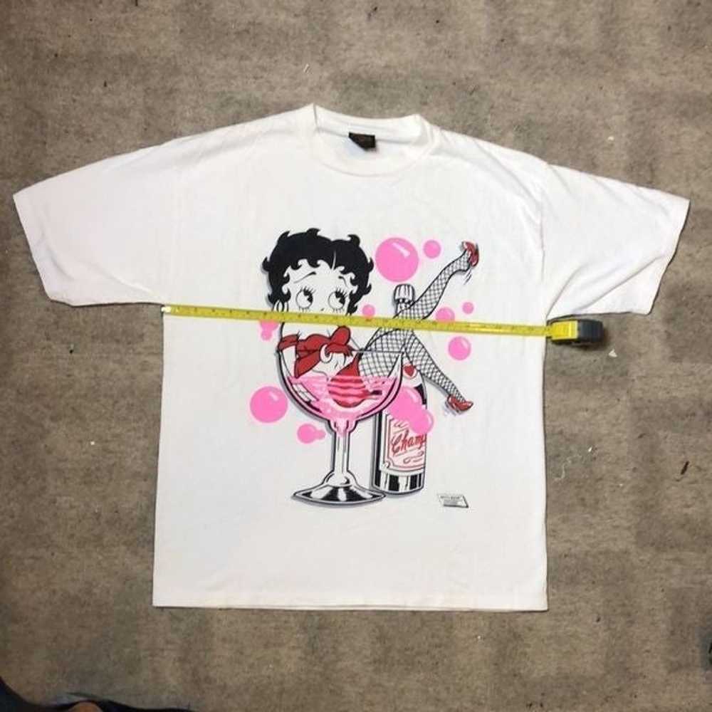 Vintage 1980’s Betty Boop “Champagne” t-shirt - image 4