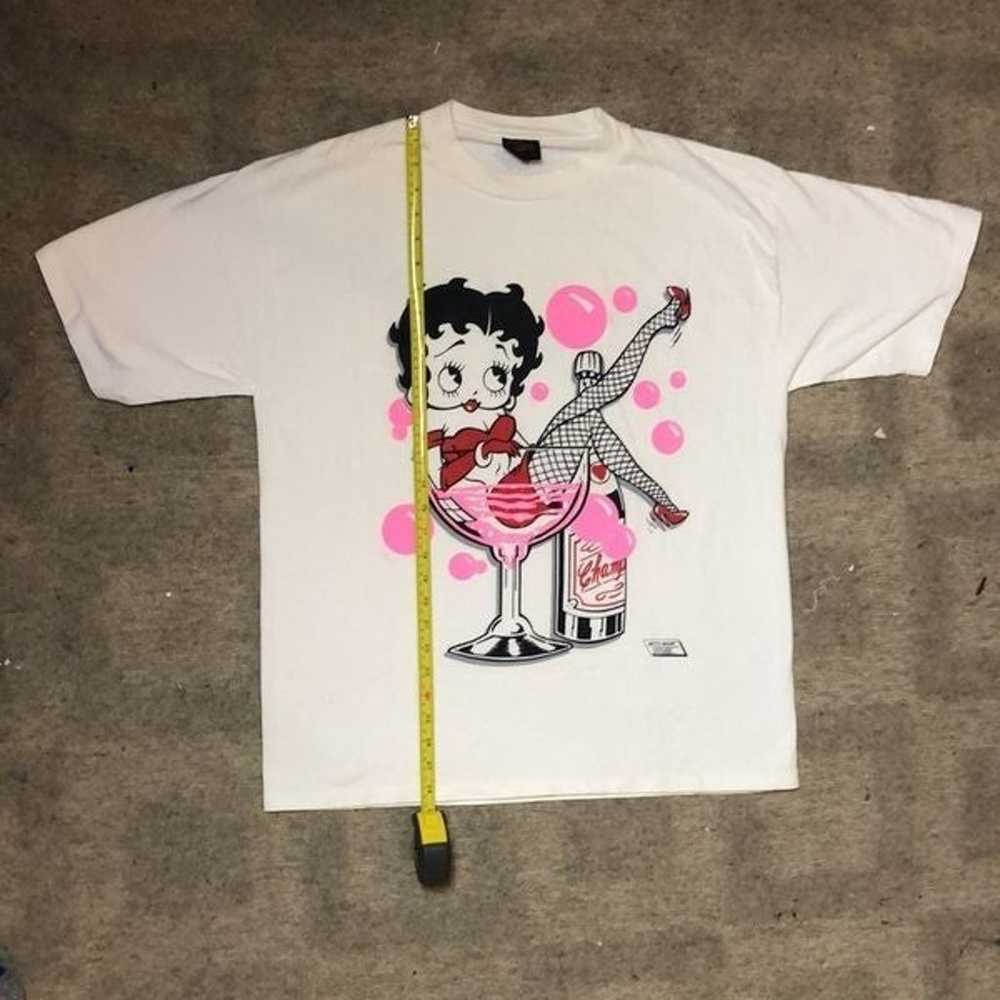 Vintage 1980’s Betty Boop “Champagne” t-shirt - image 5
