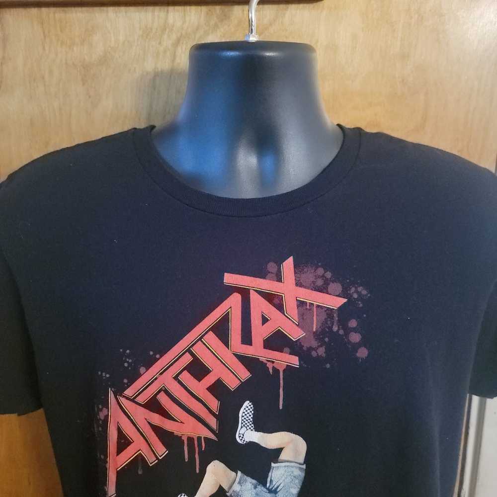 Vintage Anthrax Meat Grinder T-Shirt Size Large - image 3