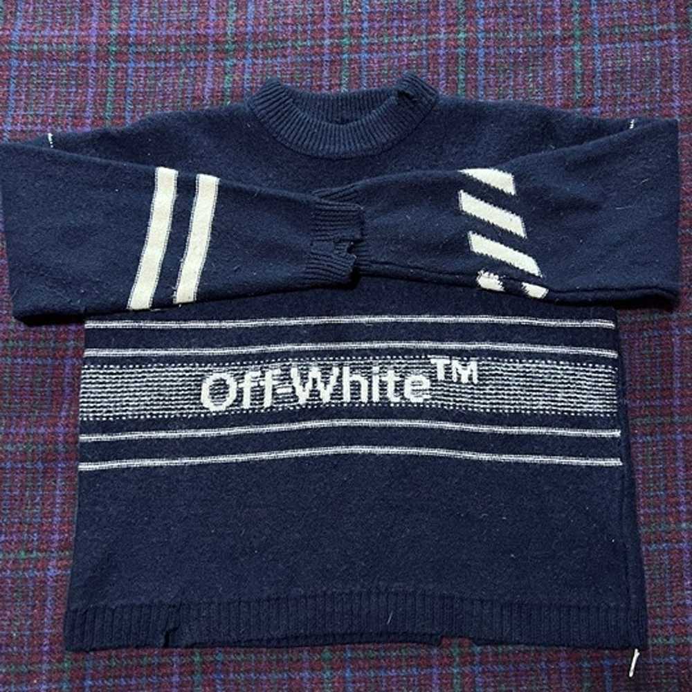 Authentic OFF-WHITE Knitted Sweater Size M - image 1