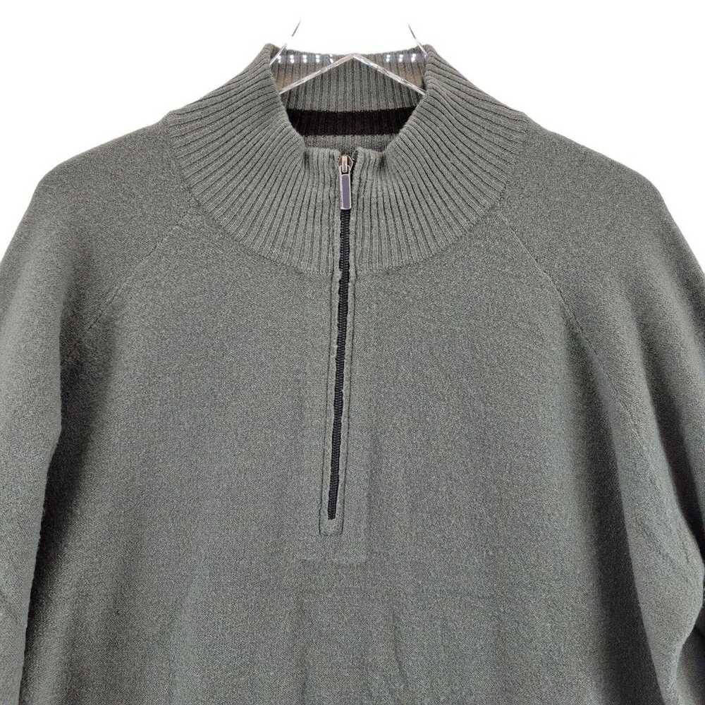 Smartwool Mens 1/4 Zip Sweater Size XL Merino Woo… - image 2