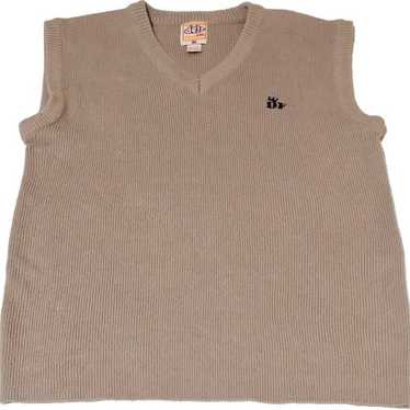 DELF USA Gray Sweater Vest Men’s XL Vintage Hip H… - image 1