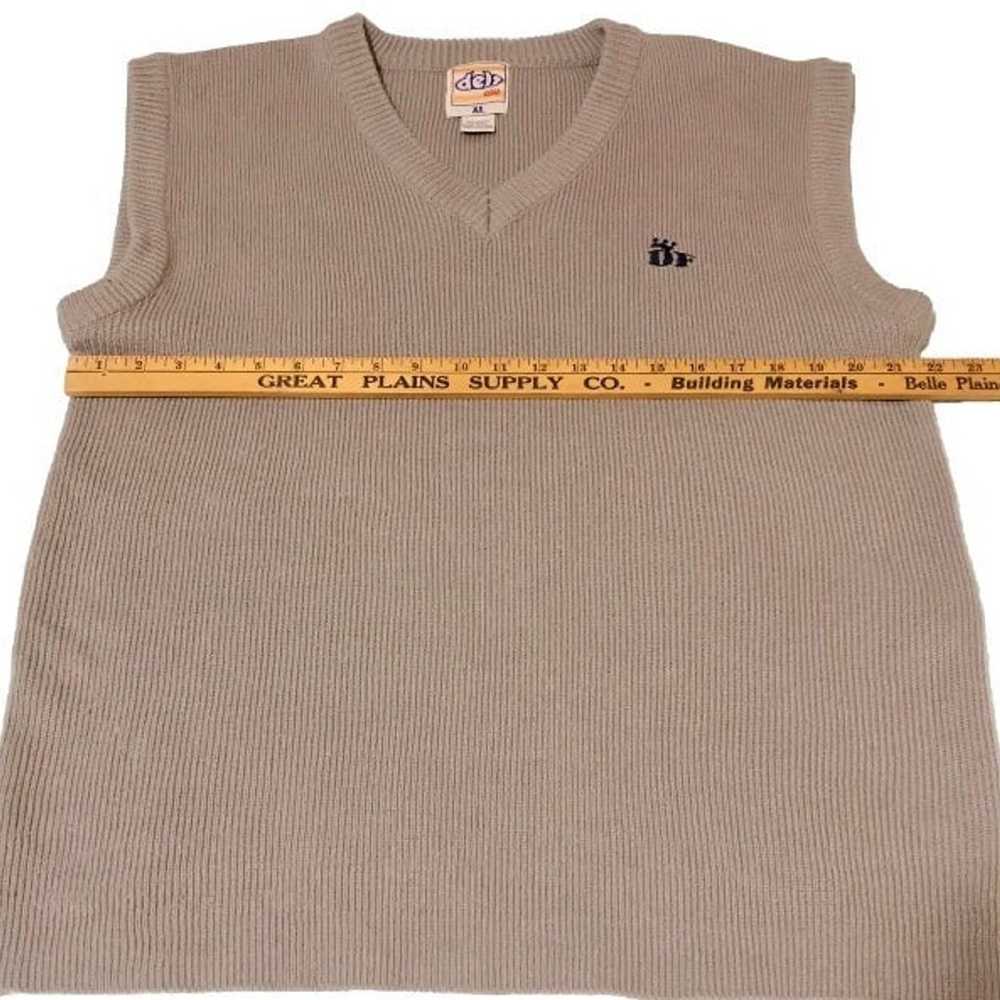 DELF USA Gray Sweater Vest Men’s XL Vintage Hip H… - image 6