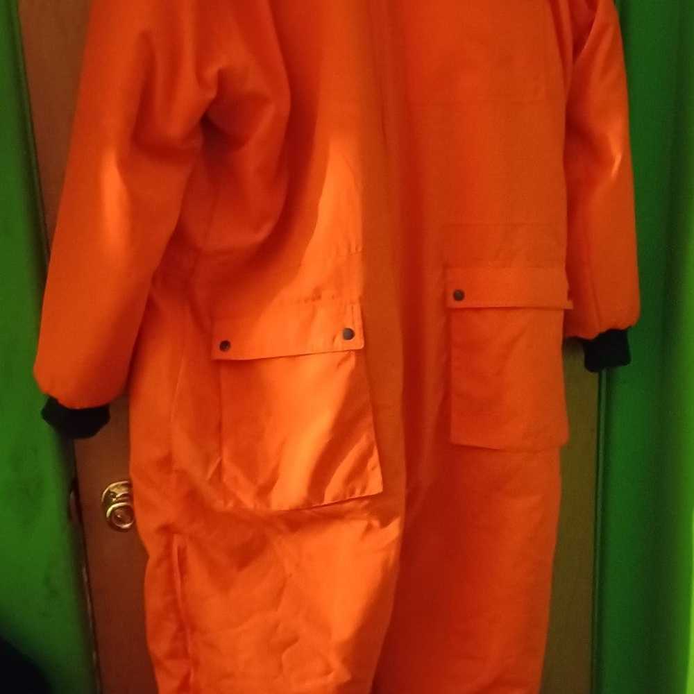 Vintage camo/hunters orange coveralls - image 4