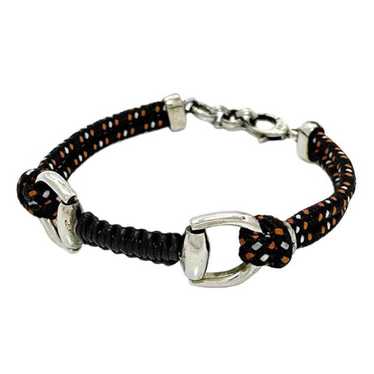 GUCCI Bracelet Black Silver Orange Horsebit Breat… - image 1