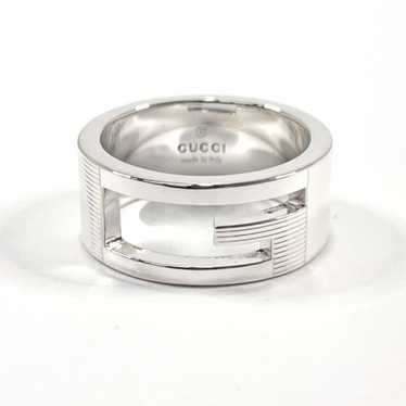 GUCCI Branded Cutout G Ring/Ring Silver 925  Wome… - image 1