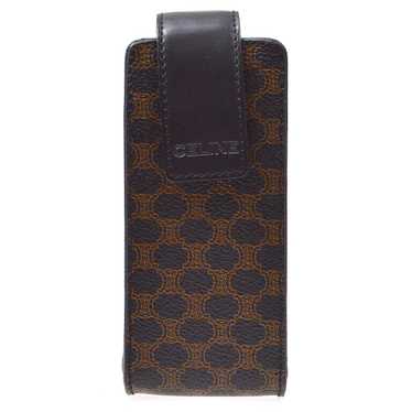 CELINE Macadam Pattern Multi Pouch Bag Black AK31… - image 1