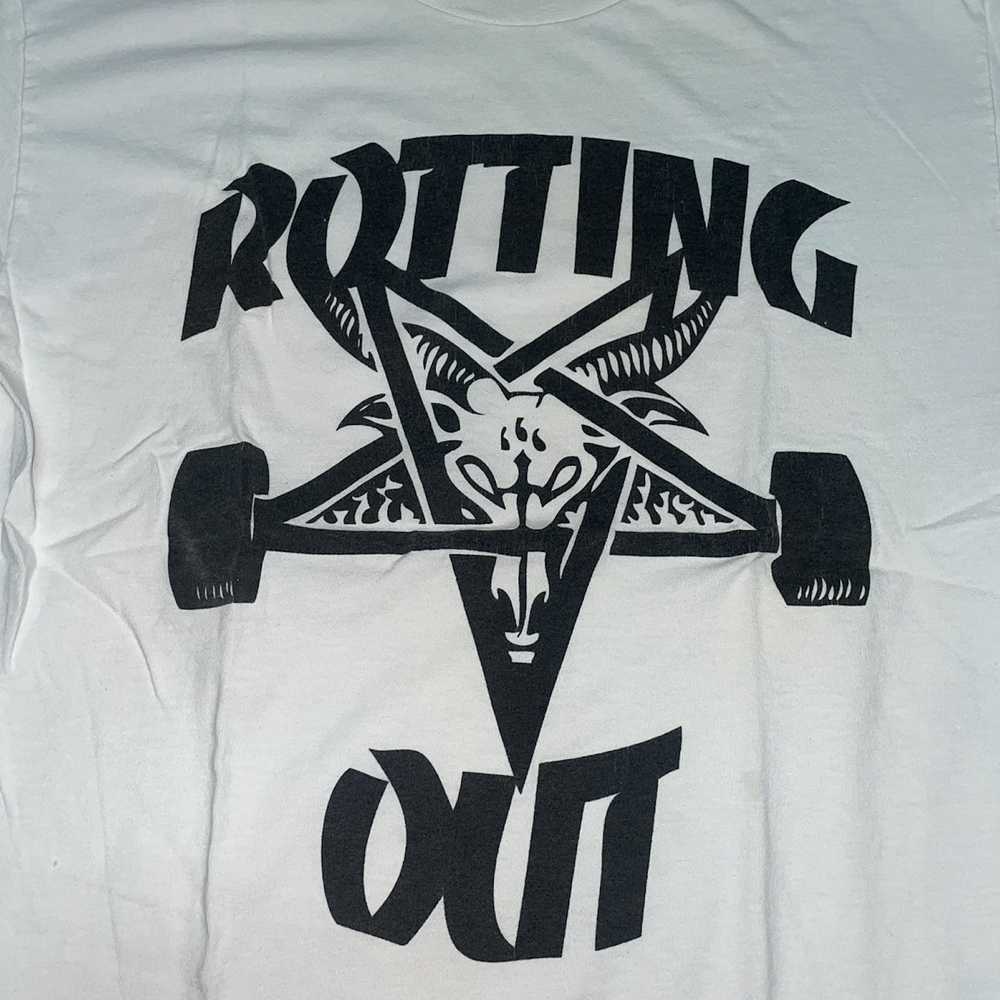 Band Tees Rotting Out Thrasher Logo Hardcore T-sh… - image 2